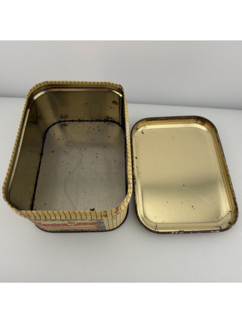 Vintage Ferry Morse Flower Seeds Tin Storage Box Advertising Decorative - Picture 11 of 12